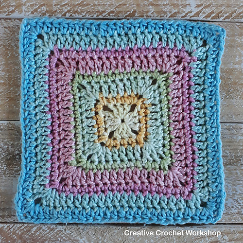 Ravelry Rainbow Carpet Square pattern by Joanita Theron