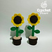 Girasol en maceta pattern 