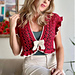 Ruby Ruffle Vest pattern