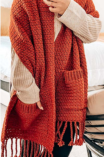 The Amber Blanket Scarf photo 3