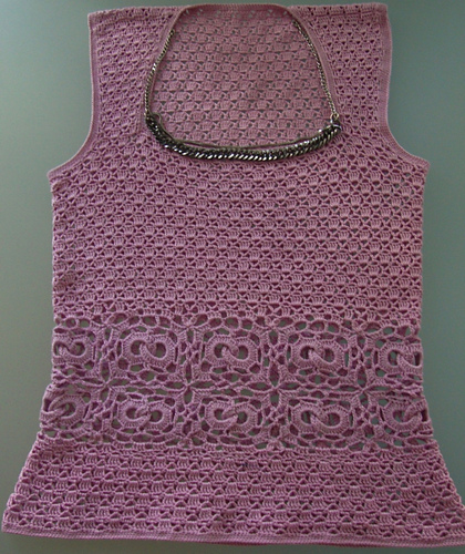 Ravelry: Top with interlocking rings pattern by conceptcreative.store