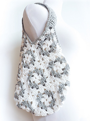 Granny Square Knitting Bag photo 5