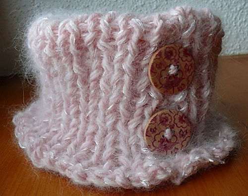 Flowery set: hat and collar matched photo 4