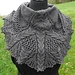 Croeso, Lace & Cable Shawlette pattern 