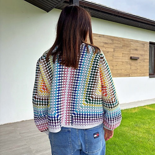 Hexagon Cardigan - Kseniia Semeliak