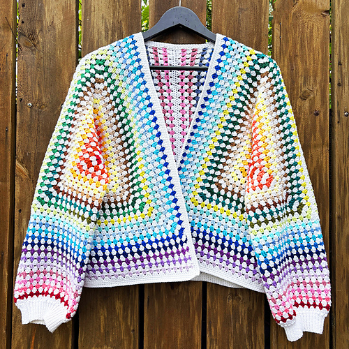 Hexagon Cardigan - Kseniia Semeliak