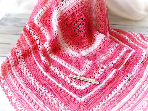 Salmon Ombre' Blanket