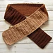 Unisex Cluster Sampler Scarf pattern 