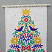Folk Art Christmas Tree Wall Hanging pattern