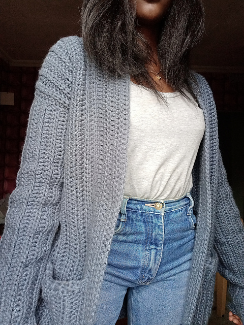simple cardigan pattern