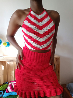 Ravelry: Simple Crochet Ruffle Skirt pattern by Bobo Stitches