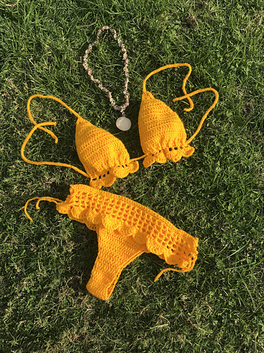 Enkelt crochet Bikini - Bobo Stitches