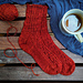 Canoe Socks Toe Up pattern 