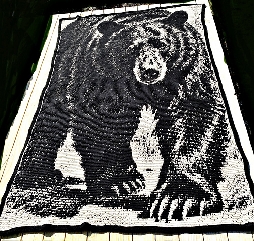 Overlay Mosaic "BLACK BEAR"