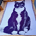 Overlay Mosaic "TUXEDO CAT" pattern