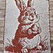Overlay Mosaic "EASTER BUNNY" pattern 