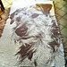 Overlay Mosaic "BORDER TERRIER" pattern
