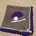 Granny Square and Ribbon Baby Blanket photo 3
