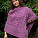 Gansey Sampler  Poncho pattern 