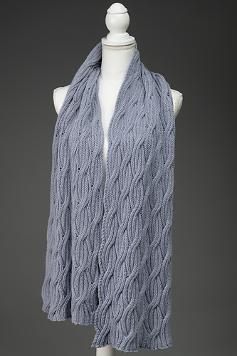 Sirkus Glacier Sjal - Cascade Yarns