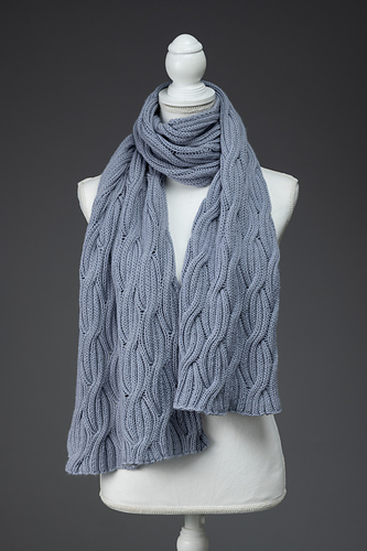 Sirkus Glacier Sjal - Cascade Yarns