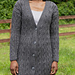 Long Cabled Cardigan pattern 