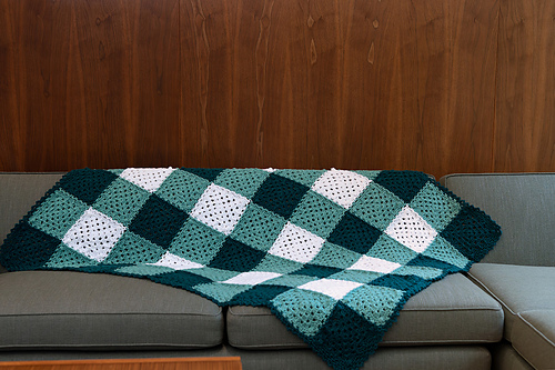 Gingham Afghan