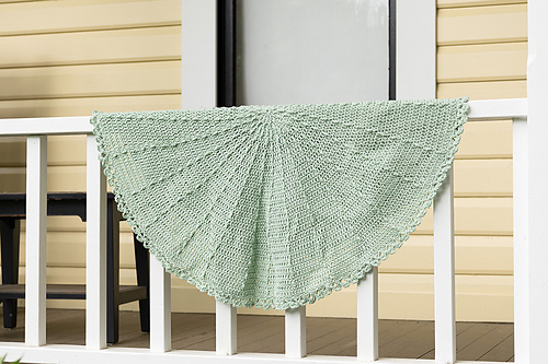 Daisy Petals Baby Afghan