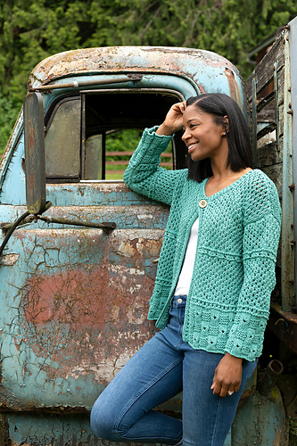 Eyelet Cardigan