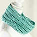 Crisscross Lace Cowl pattern 