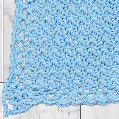 Ravelry Bluebell Bath Mat pattern by Kristen Stoltzfus