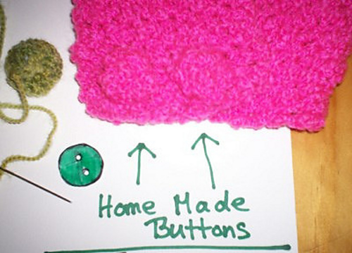 Crochet Home Made Button Tutorial 