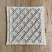 Garden Trellis lace block pattern 