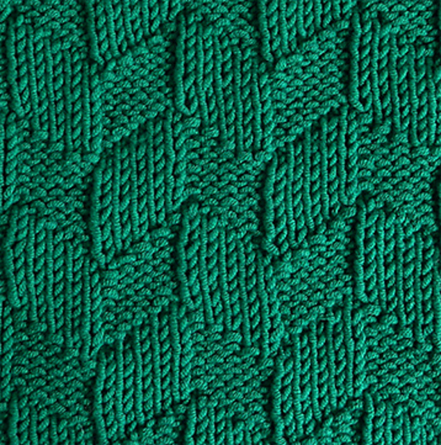 Ravelry BIG HERRINGBONE Dishcloth pattern by Cecilia Fameli