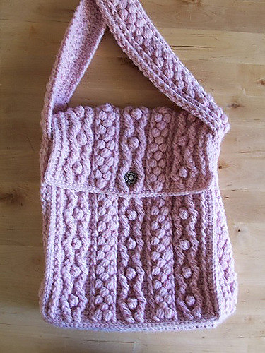 Bobbling Along Aran Tote photo 3