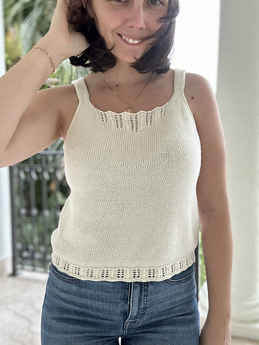 Ravelry: Camille Cami pattern by Celine Feyten