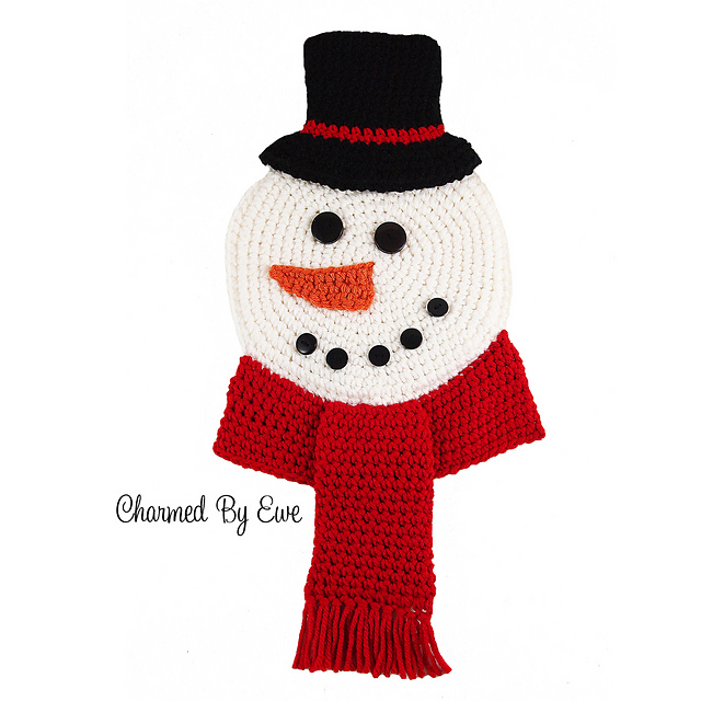 Ravelry Snowman Wall Hanging pattern by Janaya Chouinard