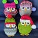 Christmas Tree Owls pattern