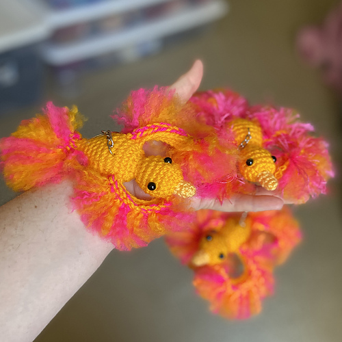 Ashley the Phoenix Amigurumi Keychain photo 6