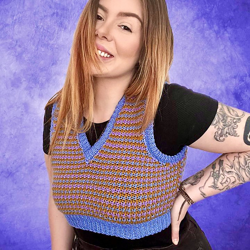 Houndstooth Vest - Cherilyn Q