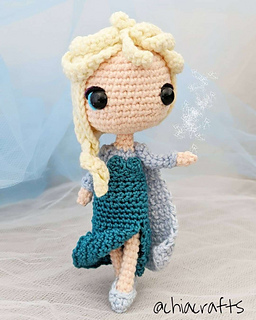 Ravelry: Queen Elsa Amigurumi pattern 