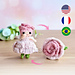 Reversible Baby Rose Fairy pattern 