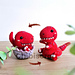 Reversible Baby Tyrannosaurus pattern