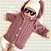 Pretty Cable Hoodie pattern 