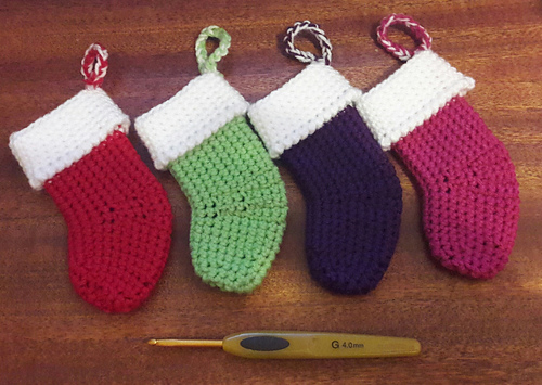 Christmas stocking ornament photo 1