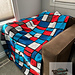 Patchwork Bricks Blanket pattern 