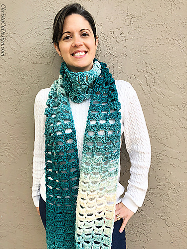Ravelry: Alza Scarf pattern by Crystal Marin