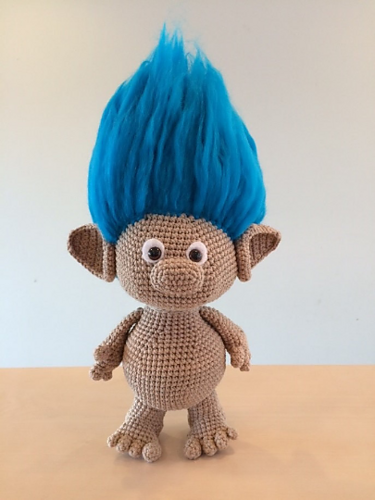 Klassisk troll-amigurumi - Christina Vogelius