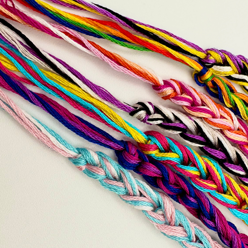 Ravelry: Pride Flag Friendship Bracelet pattern by Christina Smith
