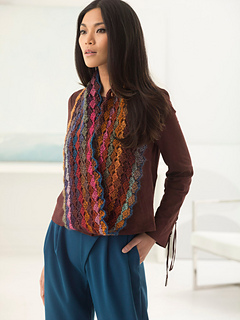 L60075 - Tilted Blocks Cowl (Crochet) - Version 2